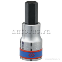 Насадка, бита торцевая 1/2, HEX, 5 мм, L 60 мм KING TONY 402505